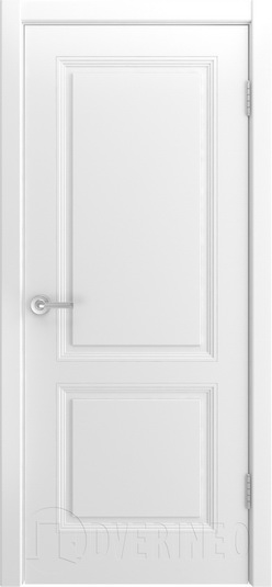Дверь Belini 222, ДГ белая эмаль