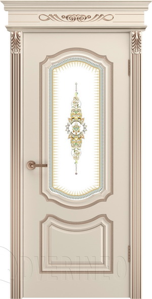 Дверь Сюита Luxury В0, ДО2, шампань патина